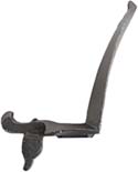 Frizzen for 1746 Willets ~ First Model Brown Bess, wax cast steel, as cast, temper after fitting